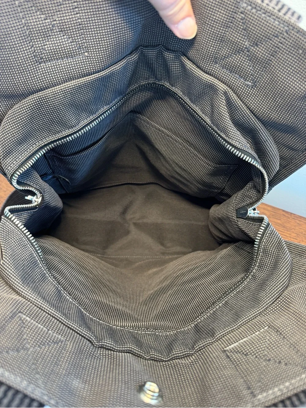 Hermès Herline MM Canvas Backpack with COA